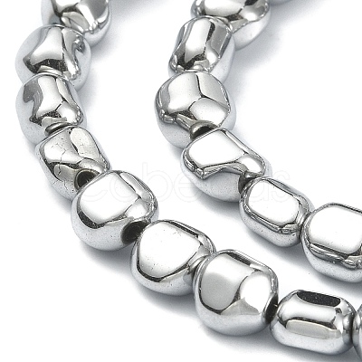 Electroplated Synthetic Non-magnetic Hematite Beads Strands G-C024-01E-1