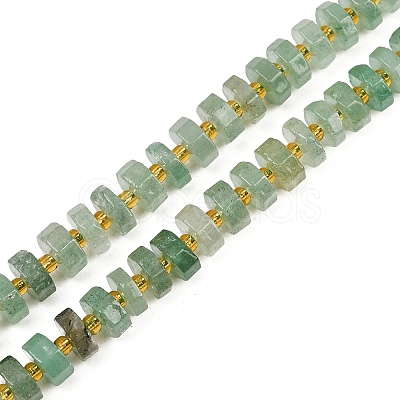 Natural Green Strawberry Quartz Beads Strands G-F796-A08-01-1