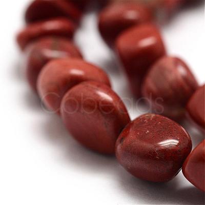 Natural Brecciated Jasper Beads Strands G-F464-01-1