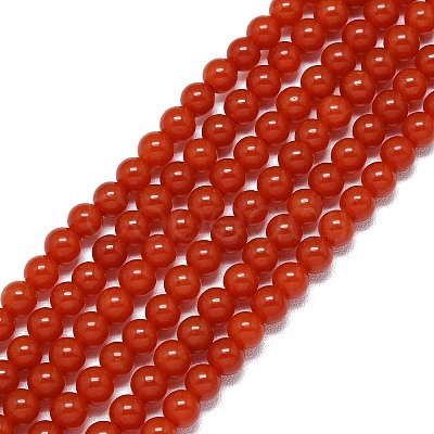 Natural Malaysia Jade Beads Strands G-B165-C10-4mm-1
