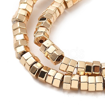 Electroplated Synthetic Non-magnetic Hematite Beads Strands G-M095-G01-02KCG-1