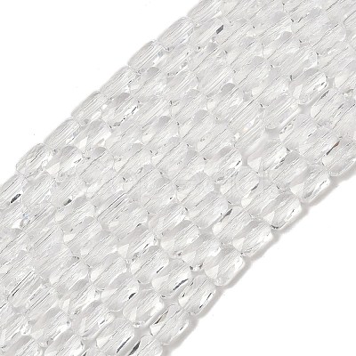 Transparent Glass Beads Strands X-GLAA-Z018-C16-1