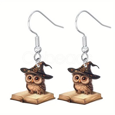 Acrylic Dangle Earrings FS-WG2DB4D-11-1