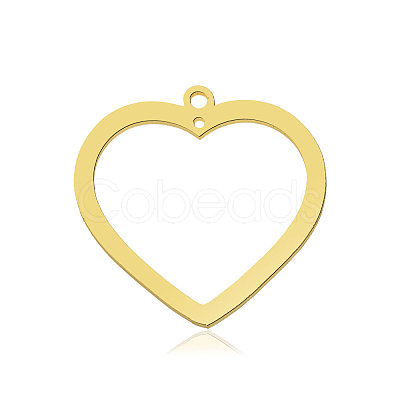 Ion Plating(IP) 201 Stainless Steel Pendants STAS-N090-LA868-2-1