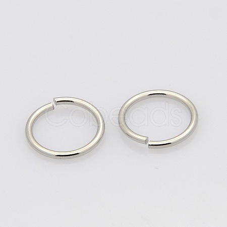 Tarnish Resistant 304 Stainless Steel Open Jump Rings STAS-N015-04-12x1.2mm-1