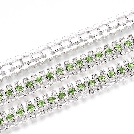 Iron Rhinestone Cup Chains CH-T006-04S-06-1