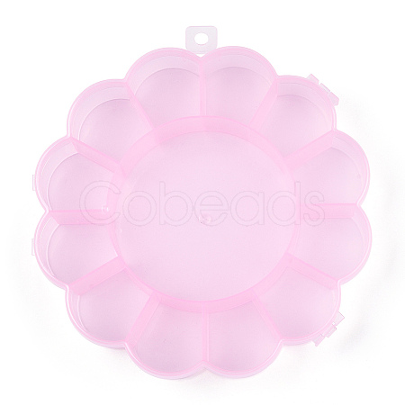 Flower Plastic Bead Storage Containers CON-Q023-21A-1