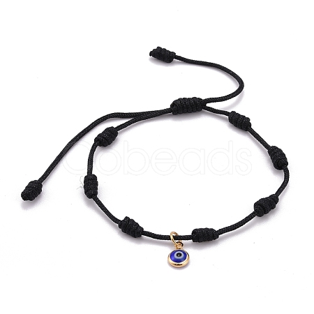 Adjustable Nylon Thread Charm Bracelets BJEW-JB06274-01-1