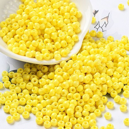 Baking Paint Glass Seed Beads SEED-H002-I-A502-1