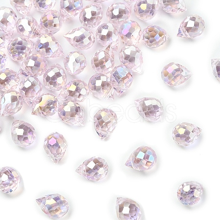 50Pcs Electroplate Glass Beads EGLA-YW0005-43A-1