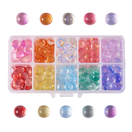 Czech Glass Cabochons GLAA-CJ0001-14-1