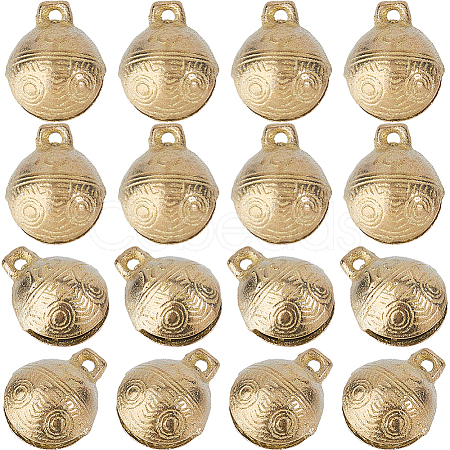 Brass Bell Pendants KKB-FH0001-01B-1