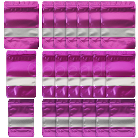 18Pcs 3 Styles PE Resealable Bags with Window OPP-TAD0001-01E-1