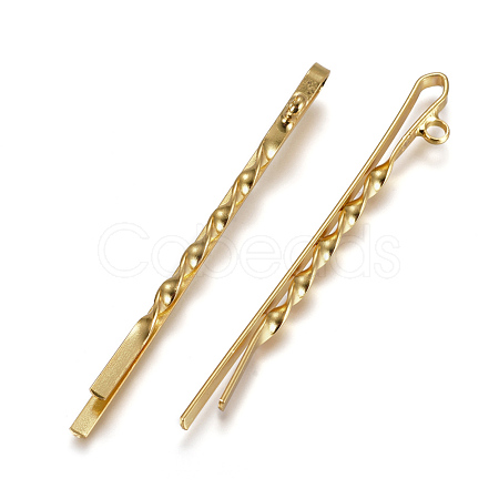 Iron Hair Bobby Pin Findings IFIN-F159-01G-1