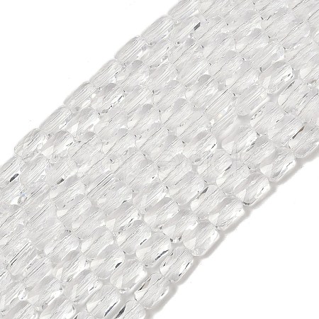 Transparent Glass Beads Strands X-GLAA-Z018-C16-1