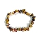 Natural Mookaite Stretch Bracelets, Chip, 17~22cm