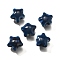 Handmade Porcelain Beads, Star, Midnight Blue, 13.5x15x7.5mm, Hole: 2mm