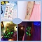 Luminous Removable Temporary Water Proof Tattoos Paper Stickers, Glow in the Dark Stickers, Butterfly, 12x7.5cm