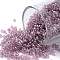 TOHO Round Seed Beads, Japanese Seed Beads, (110) Transparent Luster Light Amethyst, 11/0, 2.2mm, Hole: 0.8mm, about 5555pcs/50g