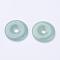 Natural Green Aventurine Pendants, Donut/Pi Disc, Donut Width: 15.8~16mm, 39~40x6~7mm, Hole: 8mm