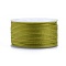 Polyester Braided Cords, for Jewelry Making Beading Crafting, Olive, 2mm, about 21.87 yards(20m)/roll