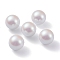 POM Plastic Beads, Imitation Pearl, Center Drilled, Round, Old Lace, 13.6mm, Hole: 1.2mm