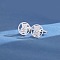 Stainless Steel Cufflinks, for Apparel Accessories, Bear, 15mm