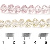 Transparent Painted Glass Beads Strands DGLA-A034-T6mm-A25-3