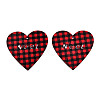 Christmas Theme Single-Sided Printed Wood Big Pendants WOOD-N005-93-B01-1