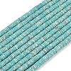 Dyed Synthetic Imperial Jasper Beads Strands G-A272-C06-06-3