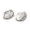 Valentine's Day Brass Micro Pave Clear Cubic Zirconia Pendants KK-G481-09P-2