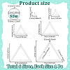 Transparent Acrylic Sewing Template AJEW-NB0007-10A-2
