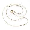 304 Stainless Steel Snake Chain Necklaces NJEW-D285-36-2