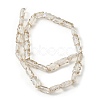 Electroplate Glass Beads Strands EGLA-L045-F-PL01-2