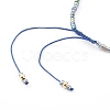 Adjustable Nylon Cord Braided Bead Bracelets BJEW-JB06024-4