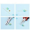 Brass Eye Pins KK-YW0004-04A-G-3