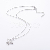 304 Stainless Steel Chain Necklaces NJEW-O108-43P-2