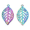 Rainbow Color Alloy Pendants PALLOY-N156-150-NR-3