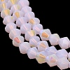 Imitation Jade Electroplate Glass Beads Strands X-GLAA-F029-J4mm-D02-3
