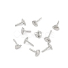 Heart Brass Head Pins KK-U051-02P-01-2