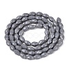 Opaque Solid Color Glass Beads Strands LS-GLAA-N071-01A-C11-2