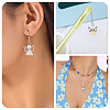10Pcs Alloy Glass Pendants PALLOY-TAC0150-8