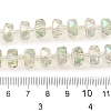 Transparent Electroplate Glass Beads Strands EGLA-P062-01A-HR04-4