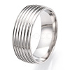 201 Stainless Steel Grooved Finger Ring Settings STAS-WH0047-05S-2