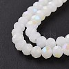 Electroplate Glass Beads Strands EGLA-A034-J8mm-L08-4