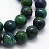 Natural Chrysocolla and Lapis Lazuli Beads Strands G-I199-37-10mm-3