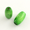 Dyed Natural Long Oval Wood Beads WOOD-Q003-23x8mm-M-LF-2