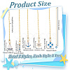 10Pcs 5 Styles Alloy Enamel Charms Ceiling Fan Pull Chain Extenders HJEW-HY00035-2