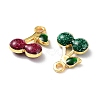 Rack Plating Brass Enamel Pendants KK-CJC0008-02G-2