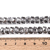 Electroplate Glass Beads Strands EGLA-T021-20C-4